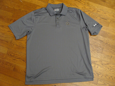 Vanderbilt Commodores Under Armour HeatGear Loose Short Sleeve Polo Shirt Lrg