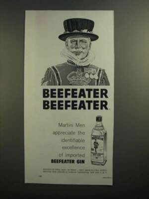 1962 Beefeater Gin Ad