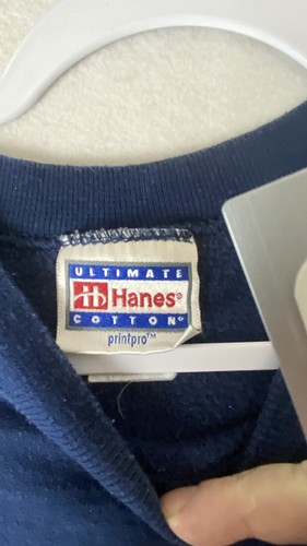 Vintage Clemson Tigers Hanes Ultimate Cotton PrintPro Sweatshirt XL Made In USA - Picture 4 of 13
