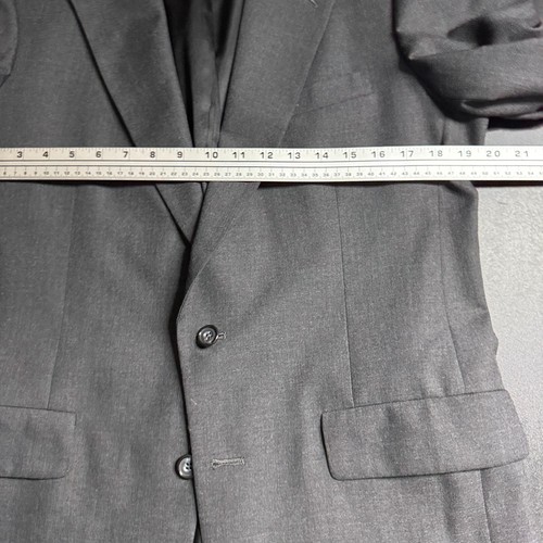 Kuppenheimer Men's 38R Gray Wool Two-Piece Suit 34W Pants Solid - Picture 10 of 15