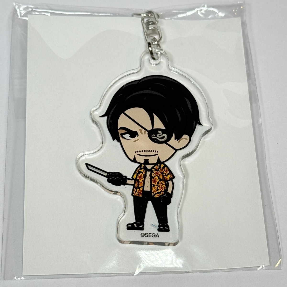 Goro Majima keychain charm - Pirate Yakuza in Hawaii outfit