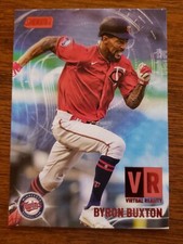 2021 Topps Stadium Club Byron Buxton Twins - Virtual Reality VR-14 Red Parallel