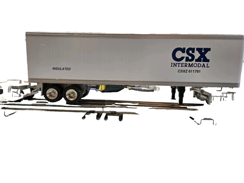 K-Line Heavy Hauler Railmate “CSX” & "Route Rock" Intermodal O Gauge 4 trailers - Picture 2 of 6