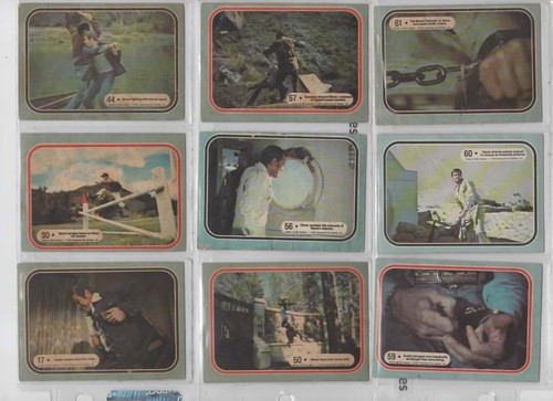 1975 Donruss SIX MILLION DOLLAR MAN. Your Pick High Quality. From Bankrupt Store