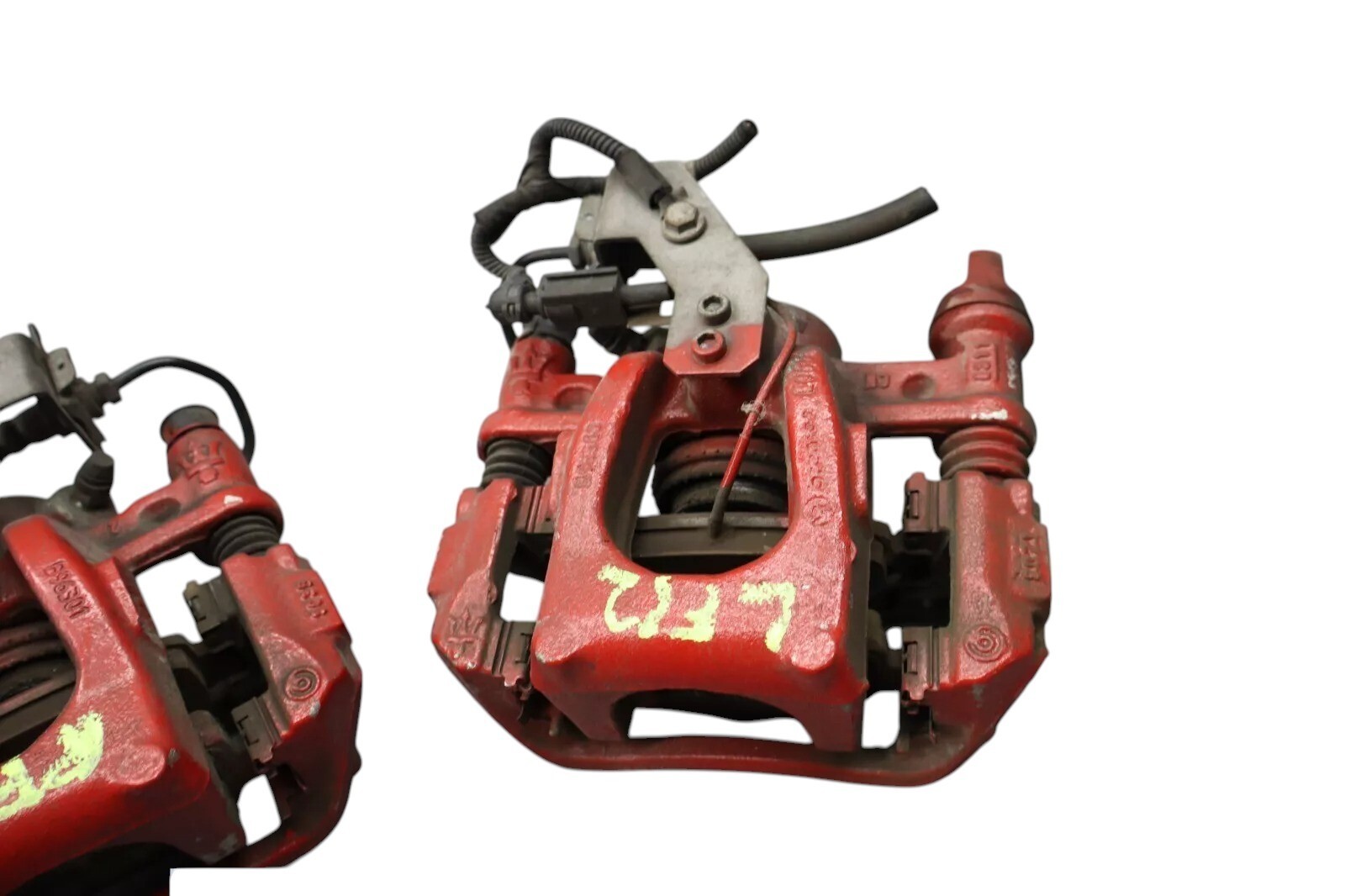 14-17 Maserati Ghibli Rear Left & Right Side Brake Caliper Calipers Set OEM