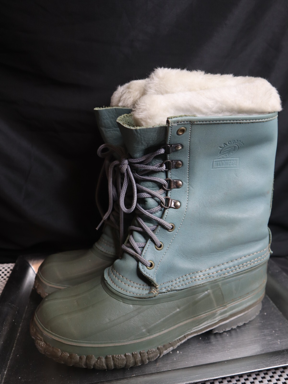 La Crosse Winnipeg Boots Women's 9 Teal Insulated Winter Waterproof