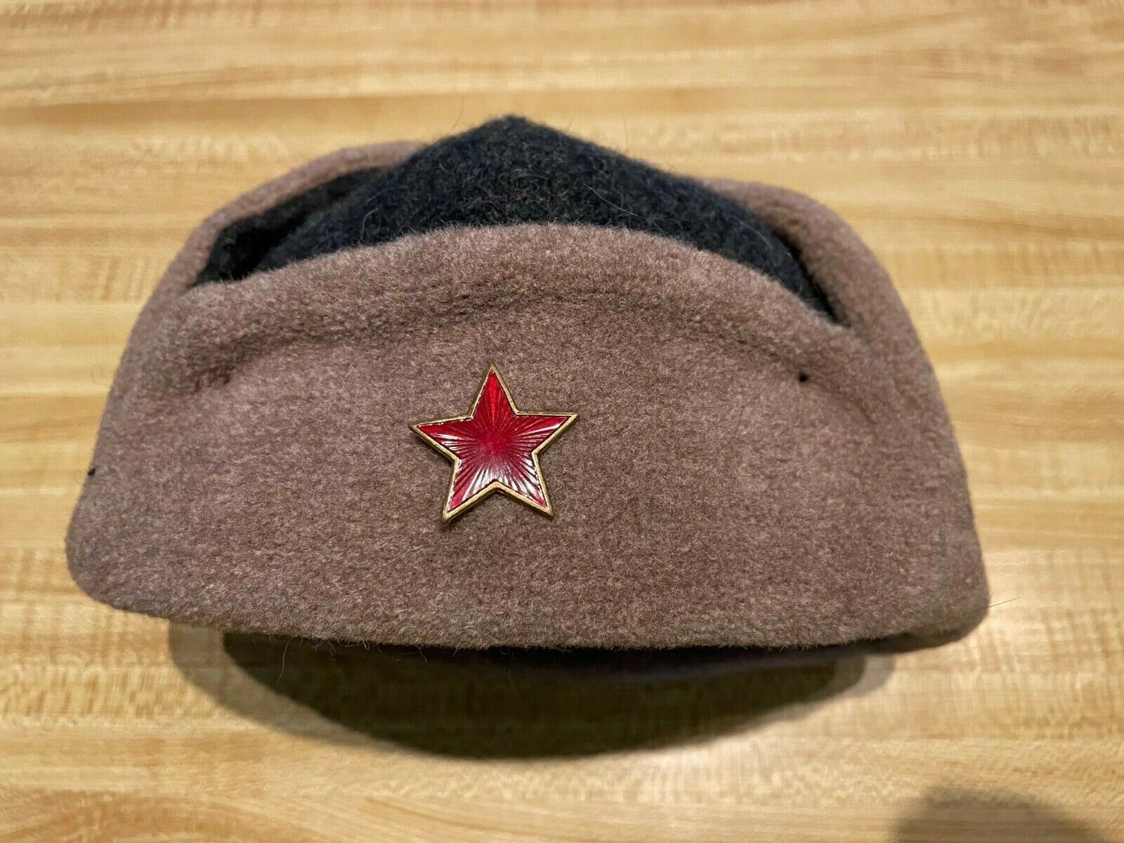 Bulgarian Soviet Winter Ushanka Hat Warsaw Pact Army 