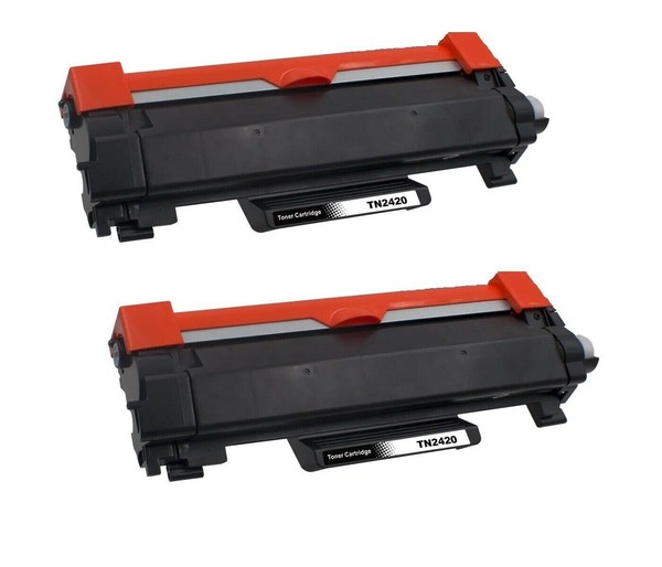 Tisanto 2Xtoner Kompatibel Zu Brother TN2420 DCP-L2510D L2512D L2530DW L2537DW-image