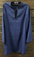 Mango Suit Long Sleeve Shirt Dress Size S Color Blue