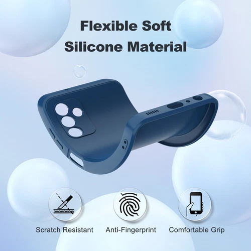 Custodia silicone antiurto telefono 5G per Samsung Galaxy A14 A15 A54 A55 A25 - Foto 38 di 56