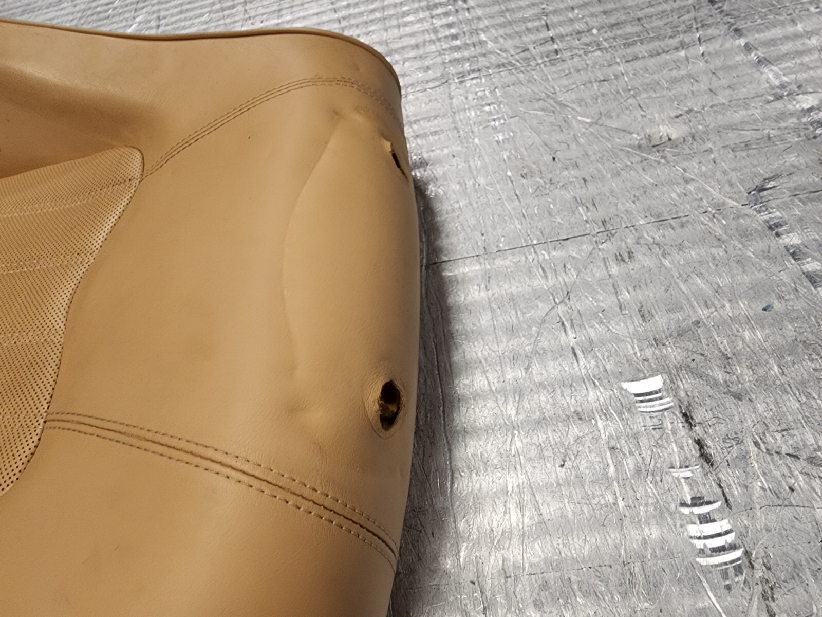 2005 MASERATI QUATTROPORTE FRONT LEFT DRIVER UPPER BACKREST SEAT CUSHION