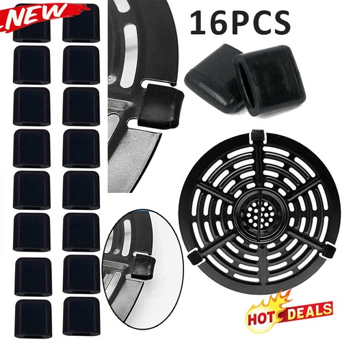16x Replacement Air Fryer Rubber Bumpers Silicone Grill Pan Tray