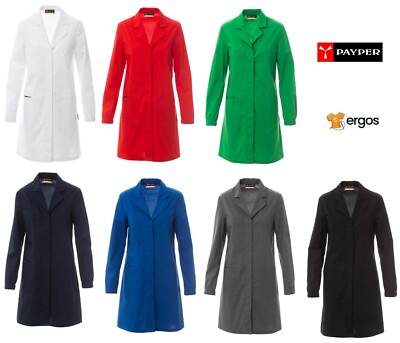 PAYPER Damen Bluse LAB LADY Automatikknöpfe Poly Baumwolle elastisch an den Handgelenken