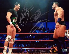 Brian Cage & Alberto Del Rio Signed 11x14 Photo BAS COA WWE AEW Lucha Libre AAA