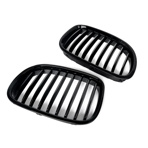 For BMW F01 F02 F03 F04 2009-2015 2Pcs Gloss/Matte Black Front Bumper Grille ABS - Picture 12 of 20