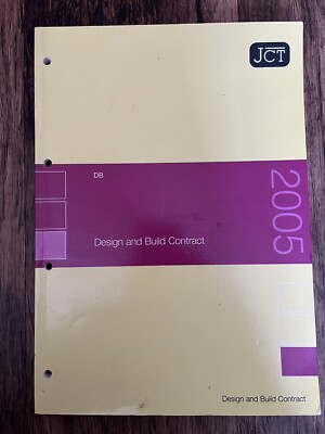 JCT Design and Build Contract 2005 DB Jct Contract by JCT 9780418825709 ...