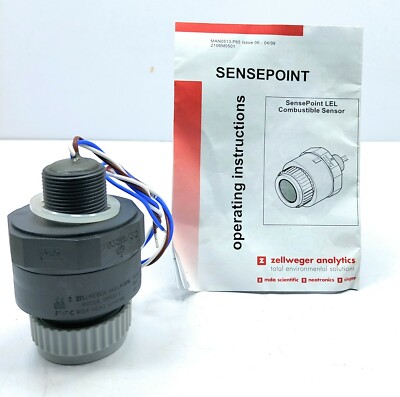 Zellweger 2016B1201 Sensepoint CH4 0-100ppm LEL Combustible Sensor M25