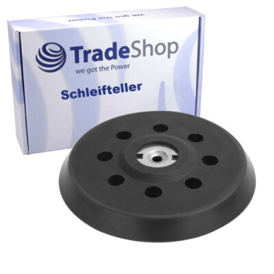 Schleifteller Stützteller 125mm für Metabo SXE 325 Intec 425 Schwarz Schleift