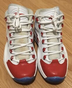 reebok question mid pearlized red