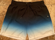 MENS HOLLISTER STRETCH SWIM TRUNKS SHORTS LINED  MENS M, 32   PREOWNED