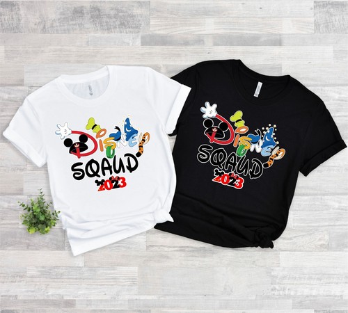 2024 DISNEY Squad FAMILY VACATION T-SHIRTS ALL SIZES MINNIE & MICKEY - Picture 2 of 6
