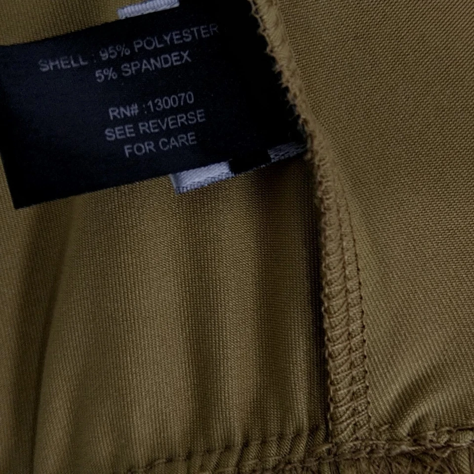 Coogi Womens sz XL Romper Gold Halter Tie V Neck Open Back Cinch Waist Y2K - Image 4 of 4