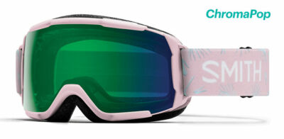 Smith Grom Goggle Youth Medium Pink Paradise ChromaPop Everyday Green Mirror NEW