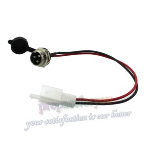 3 PIN CONNECTOR JACK SOCKET FOR RAZOR CHARGER CORD Electric SCOOTER STAR