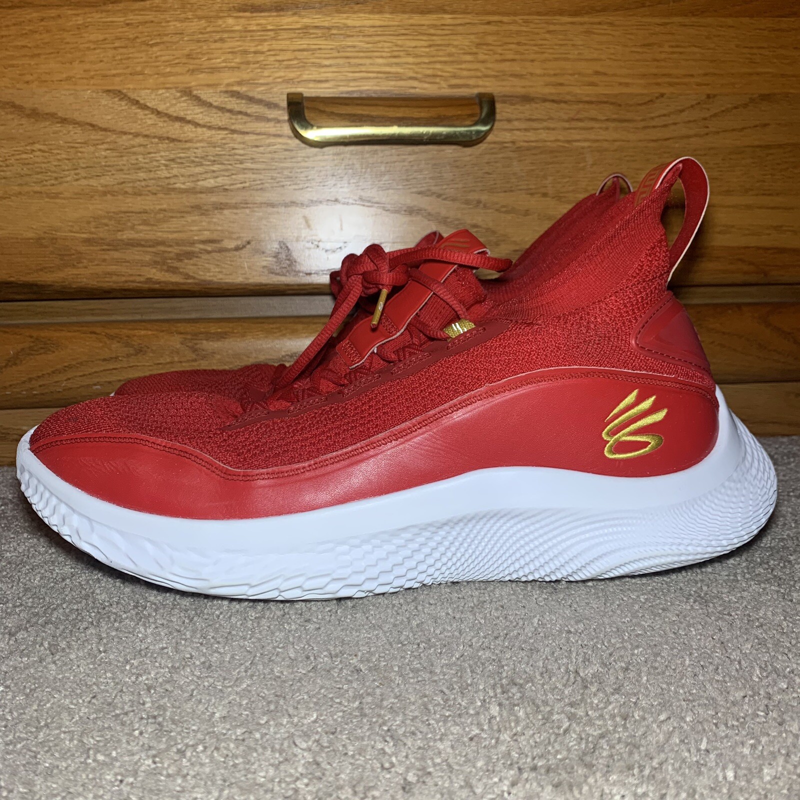 Under Armour Curry 8 Flow Steph Red Chinese Year CNY … Gem