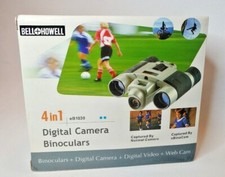 Bell Howell 4 in 1 Digital Camera Binoculars Webcam Digital Video eB1030
