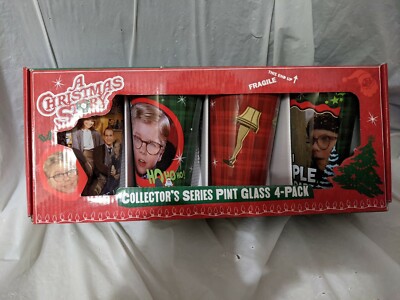 A CHRISTMAS STORY SET OF 4 PINT DRINKING GLASSES BRAND NEW IN BOX | eBay