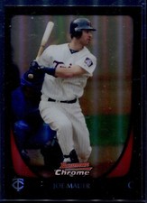 2011 Bowman Chrome Refractor #26 Joe Mauer Twins