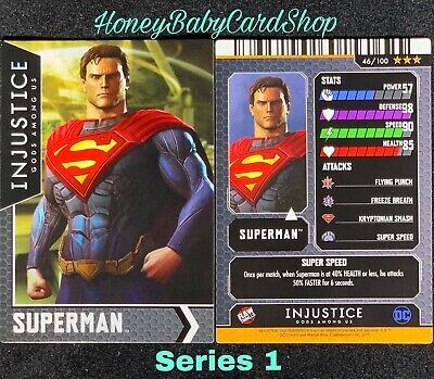 Injustice Arcade GEM MINT Series 2 Card 88 Man of Steel Superman Holofoil