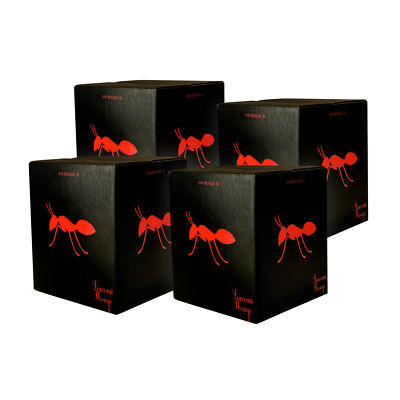 4x Fourmi Rouge 2019 Rotwein trocken Bag-in-Box 3L - Perrin - Côtes du Ventoux