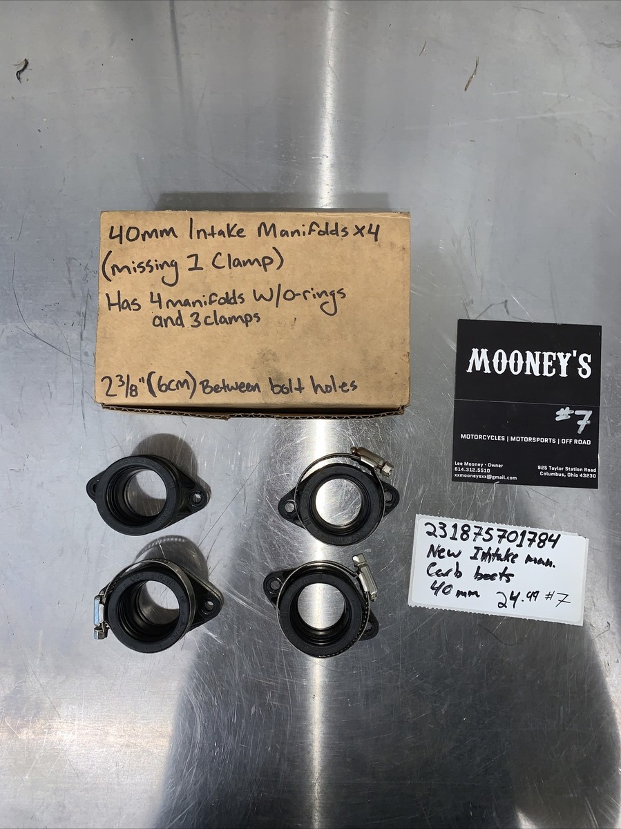 A Motorcycle Intake Manifold Boots 40MM | eBay