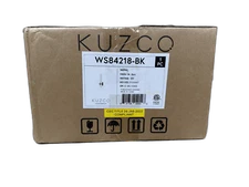 KUZCO Nepal 18 in., 1-Light 18-Watt Black Integrated LED Wall Sconce