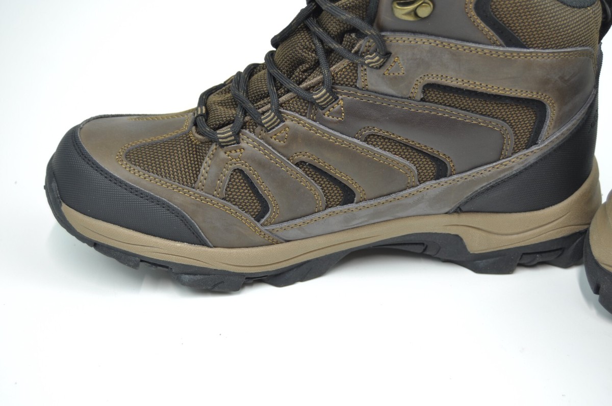 Eddie Bauer Fairmont Men BOOTS Hiking Waterproof Brown  display picture 1