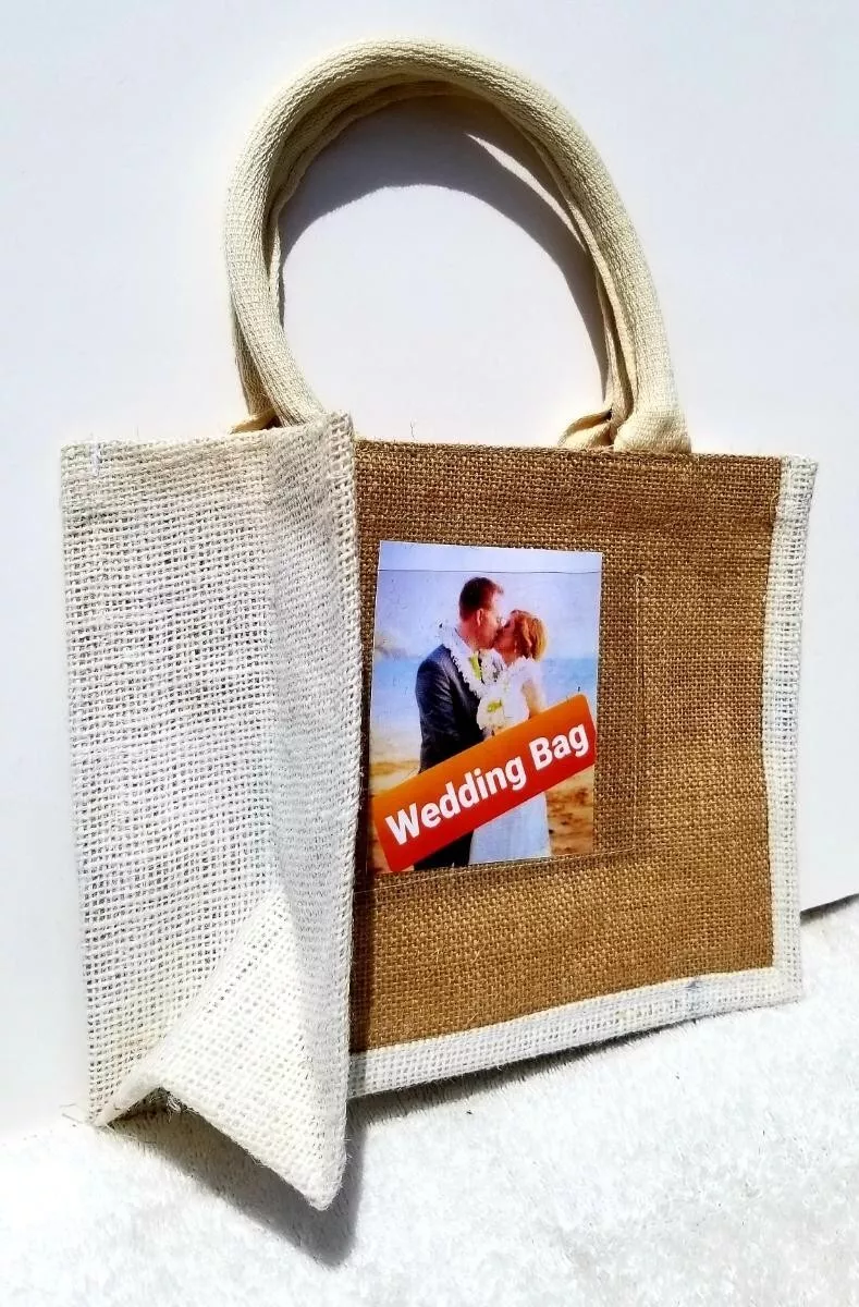Jute plastic bag sale
