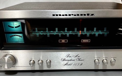Marantz Model 115B Stereophonic AM/FM Tuner Vintage Confirmed Operation F/S