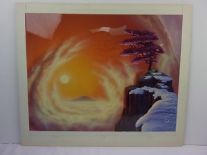 Peach Tree On Cliff Painted Animation Cel Concept Painted Art Kung Fu Panda B Ebay