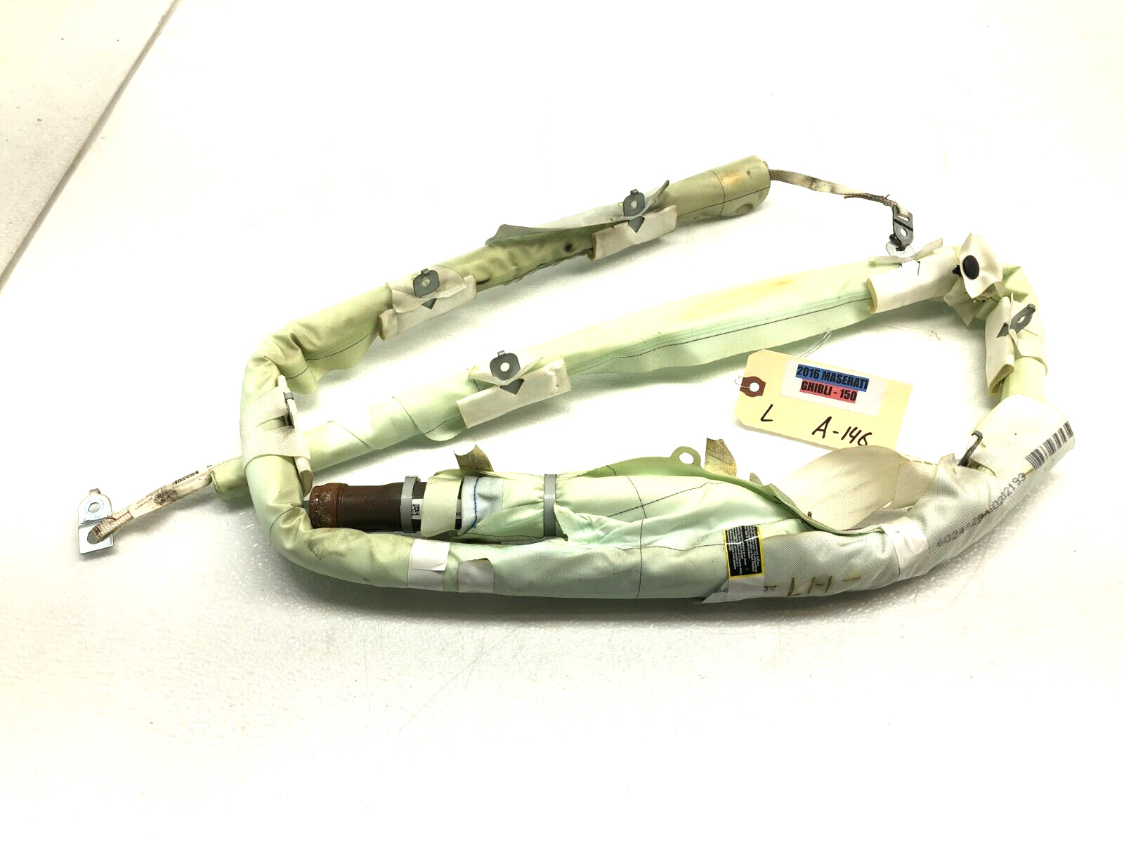 2014-2023 MASERATI GHIBLI LEFT DRIVER SIDE ROOF CURTAIN HEAD AIRBAG AIR BAG OEM.