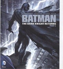 No Disc ORIGINAL COVER ART Batman Dark Knight Returns Part 1 2012 Bluray Cover 
