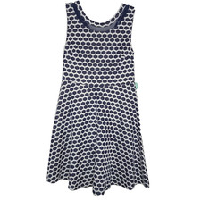 Pixley Fit & Flare A-Line Dress Millie Sz M Navy Sleeveless Brunch Stitch Fix