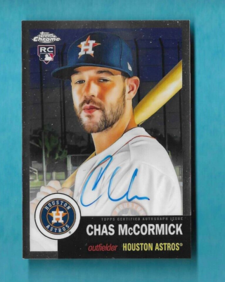 Chas McCormick 2022 Topps Chrome Platinum AUTO RC Auto Rookie