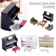 Miniature Piano with Stool Decoration Electronic Simulated Child W8P9 G8Q3  L9L1