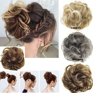 2018 New Synthetic Curly Hair Extensions Pony Tail Hairpiece Bun
