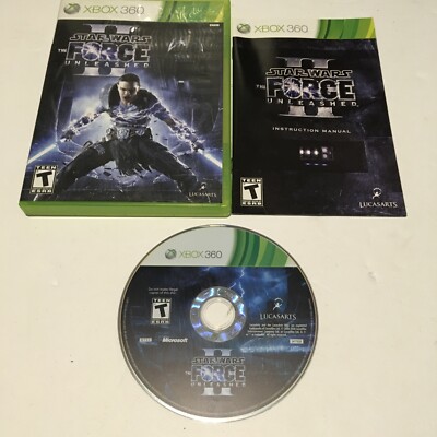 Star Wars: The Force Unleashed II 2  Xbox 360 Tested Works Manual