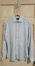 Canali Men's Multicolor Glen Plaid Dress Button Up Shirt Size 40 15 3/4