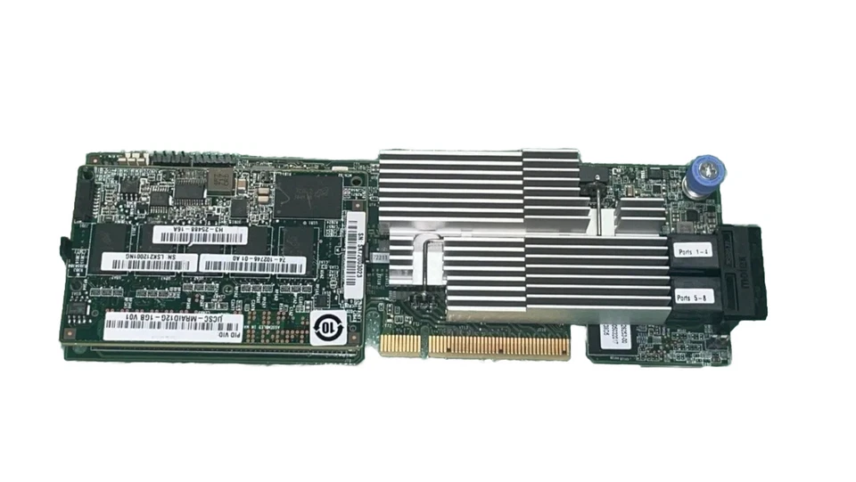CISCO 74-12862-02 A0 12Gbps 1GB Cache PCI-E SAS RAID Controller - Bild 1 von 3