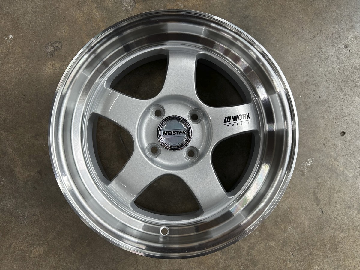 New 15x7 JS Work Meister S1 (4 Wheel) 4x100 fit HONDA TOYOTA KIA